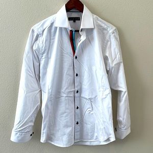 Jared Lang Mens Dress Shirt Small Designer Shirt
